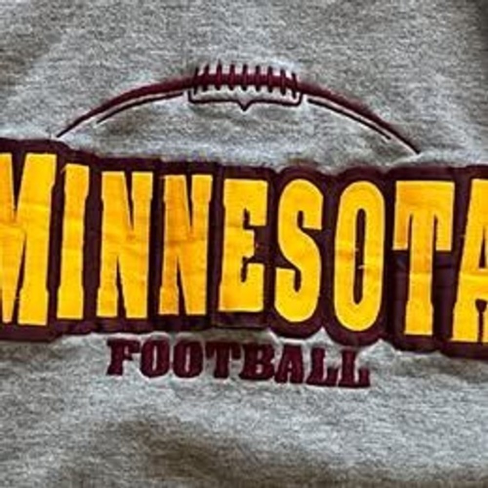 University of Minnesota Gophers Football Hoodie Sweatshirt Adult XL